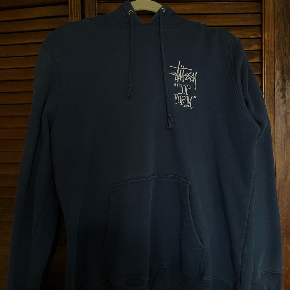 Stussy  Navy Hoodie